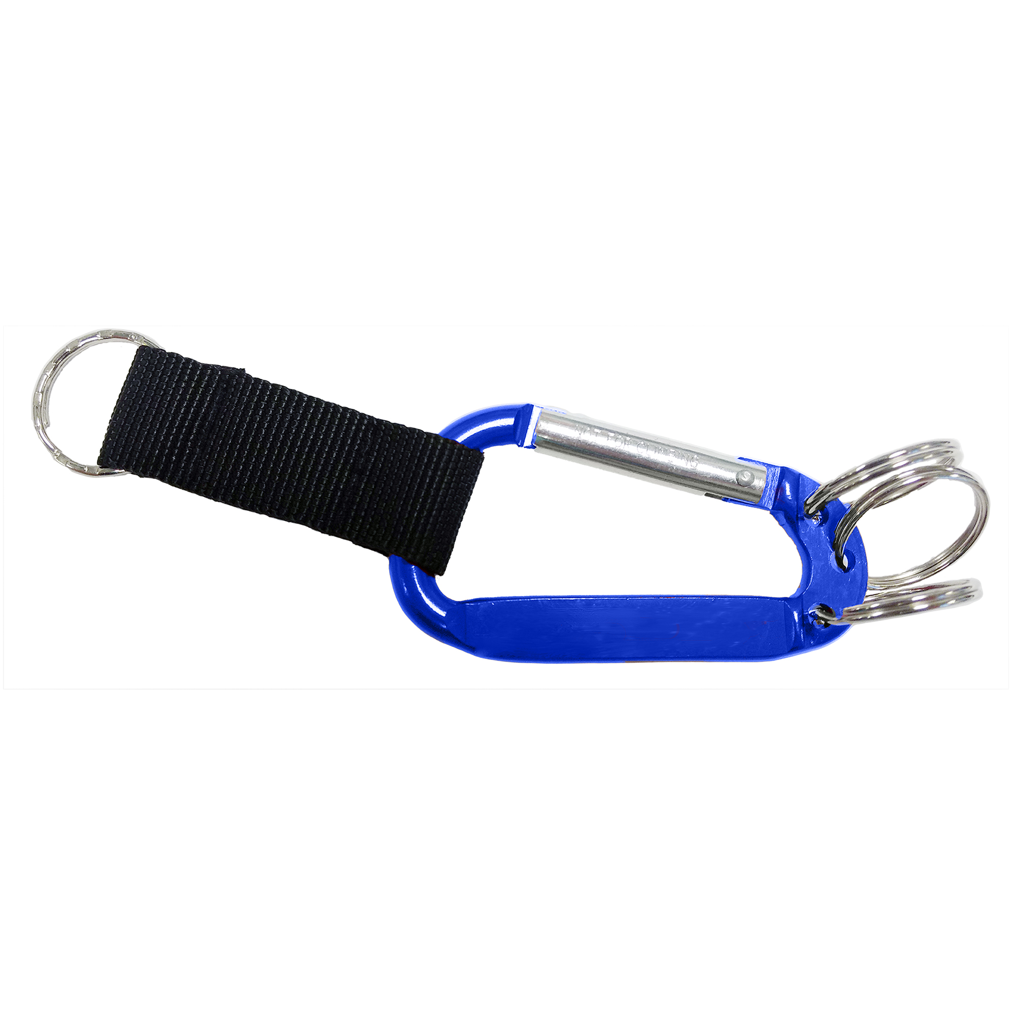 Carabiner w/ 3 Split Rings